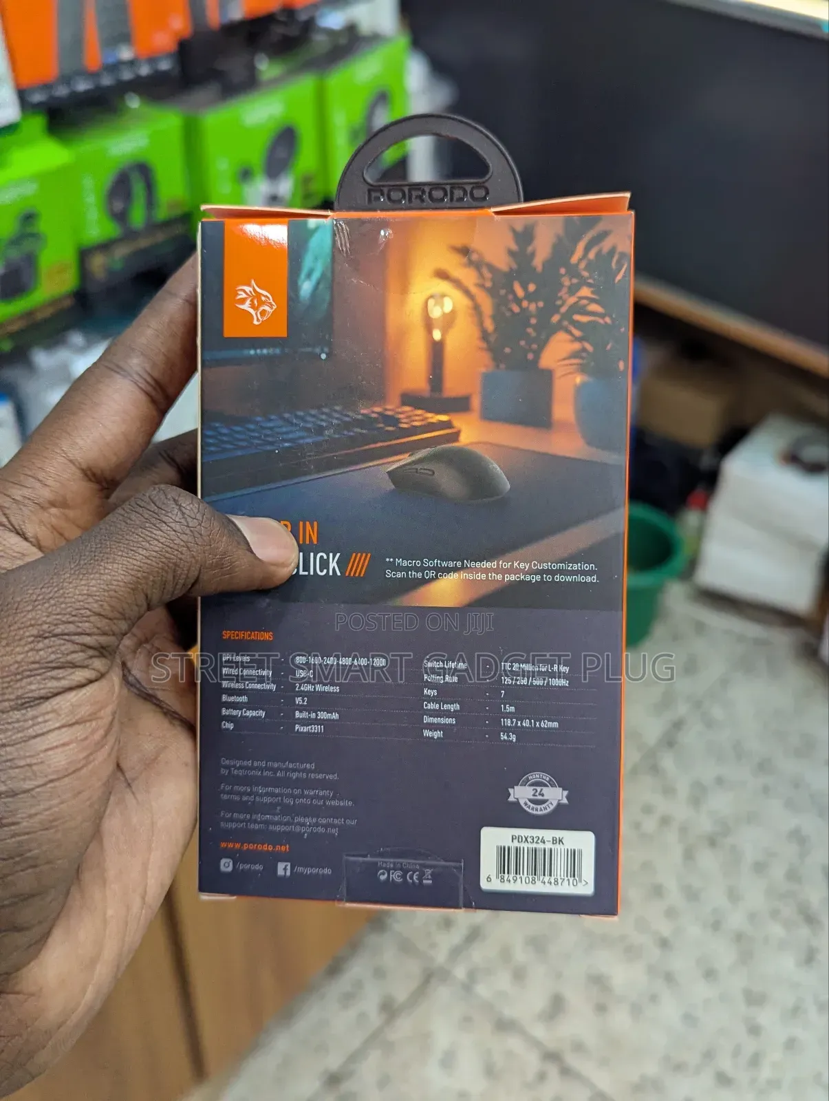 Porodo Wireless Gaming Mouse