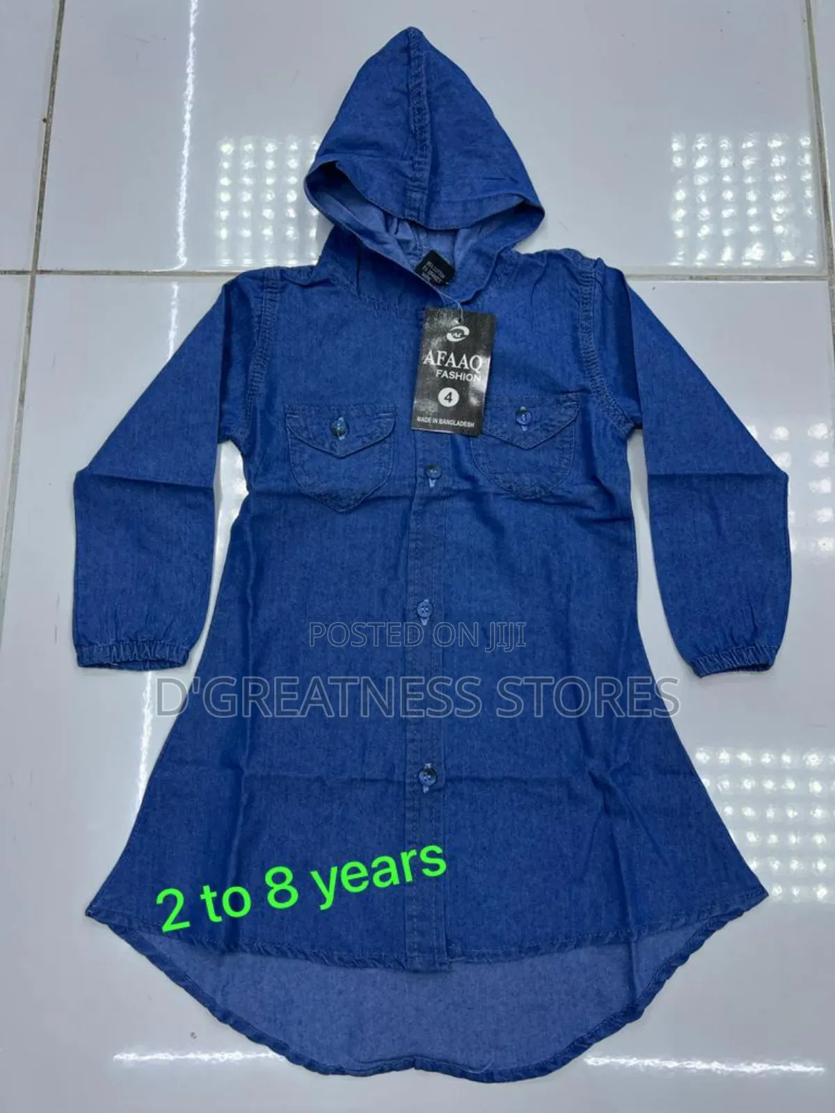 Jean Dresses With Hoody