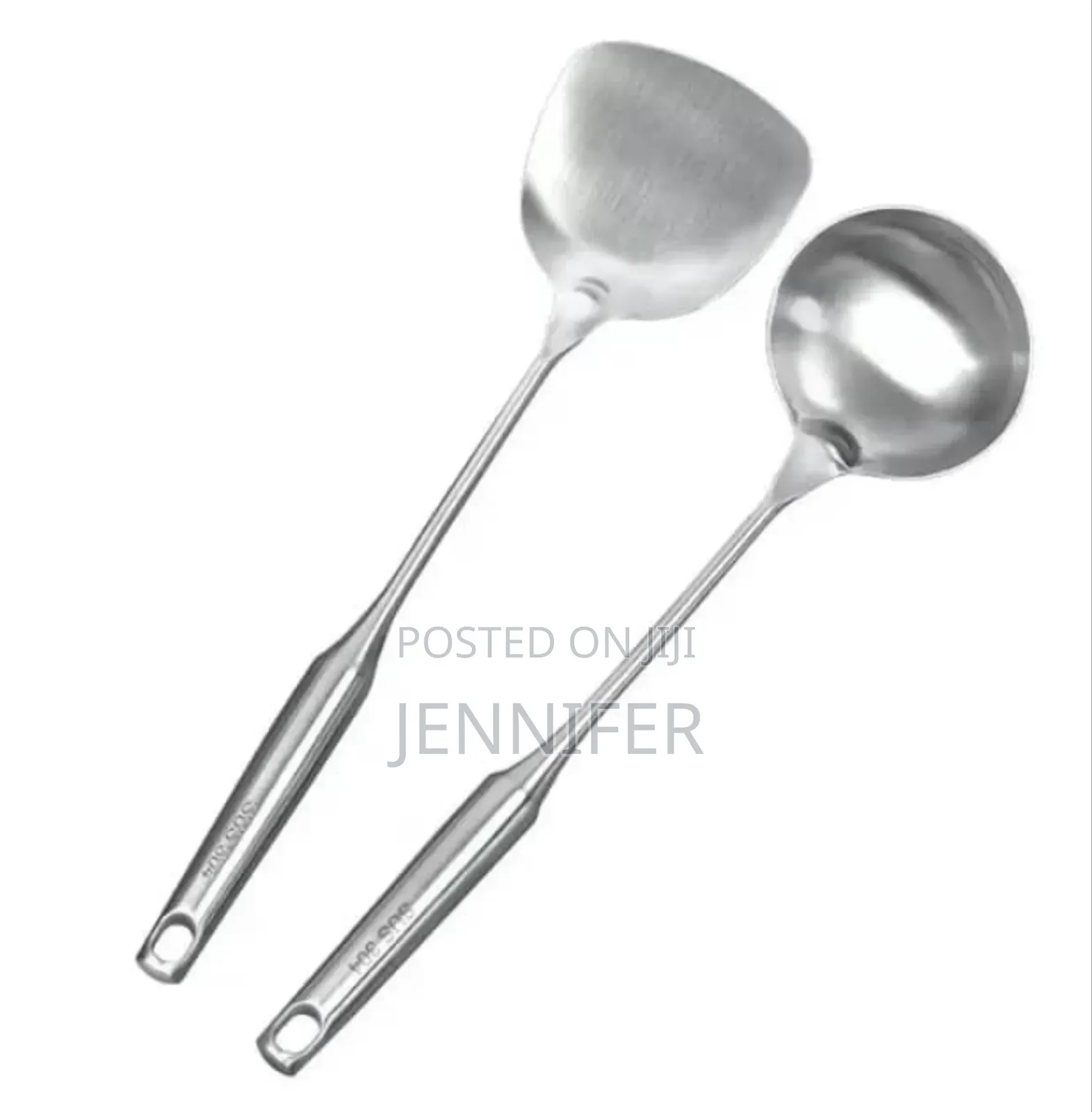 Aluminum Spoons Pair