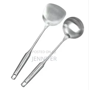 Aluminum Spoons Pair