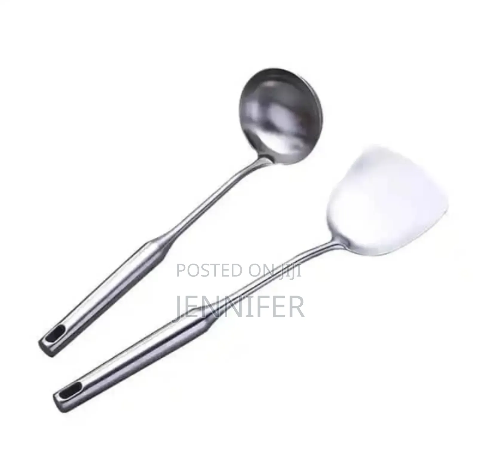 Aluminum Spoons Pair