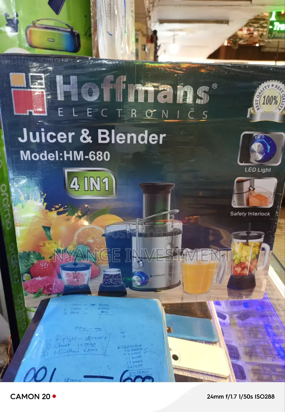 Juicer Blender 4in1. Hoffman Juicer