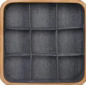 9-Cell Non-Lided Square Underwear Storage Basket