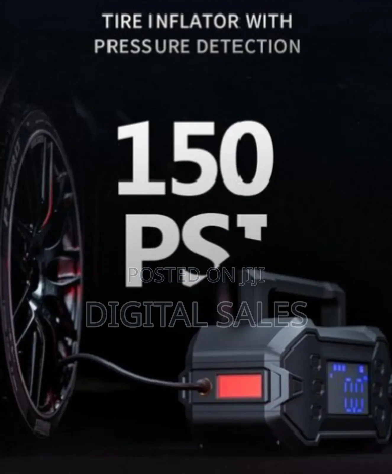 Portable Car Jump Starter 3000a With Air Compressor 12v