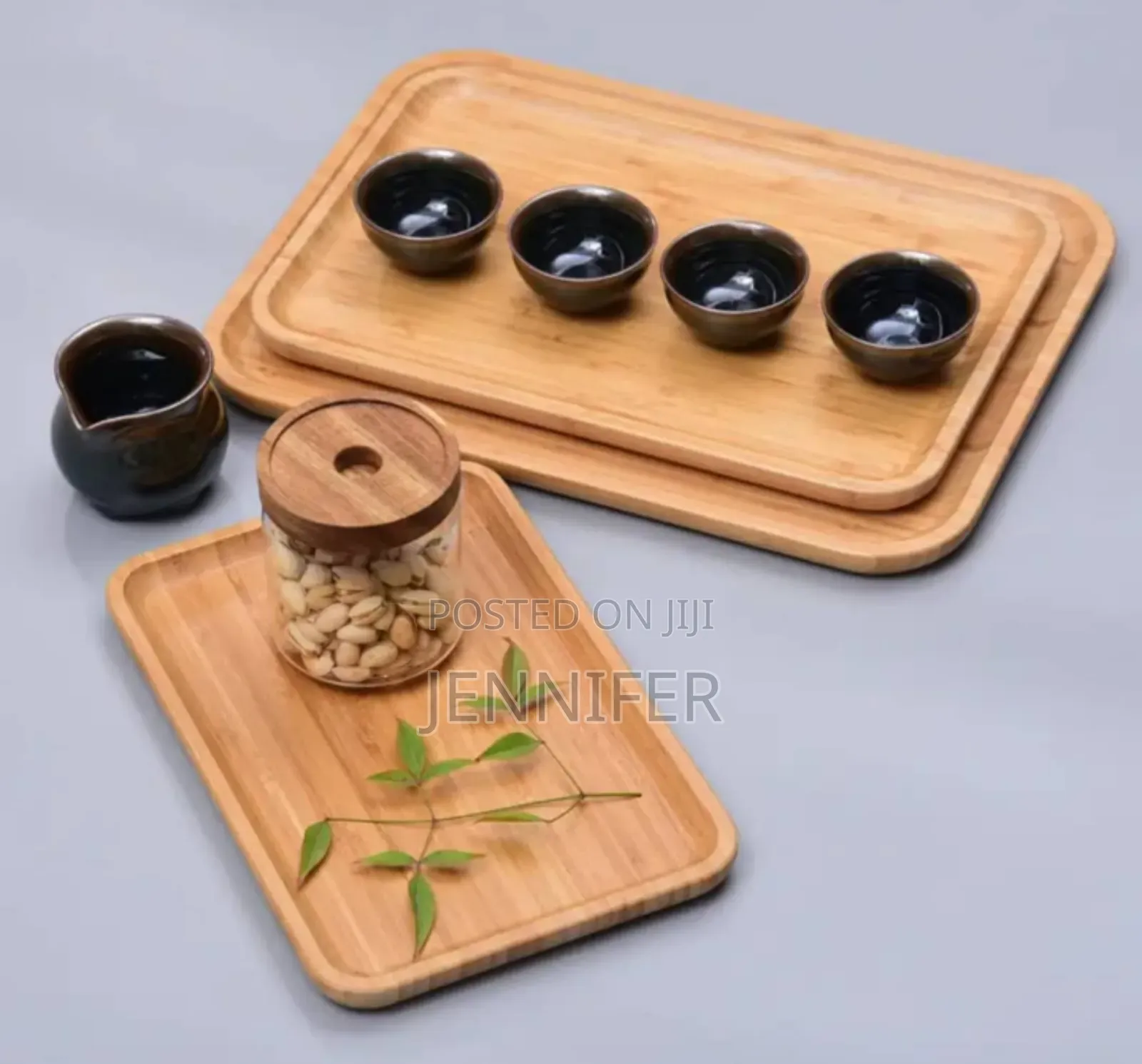 Bamboo Tray Set(3pcs)