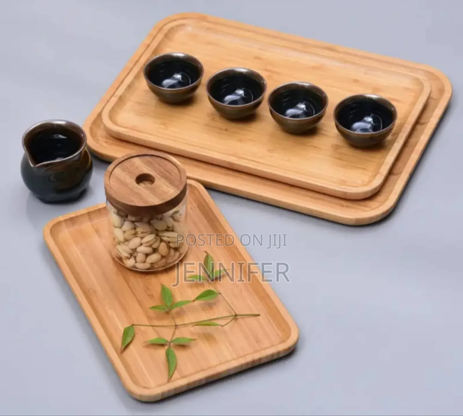 Bamboo Tray Set(3pcs)