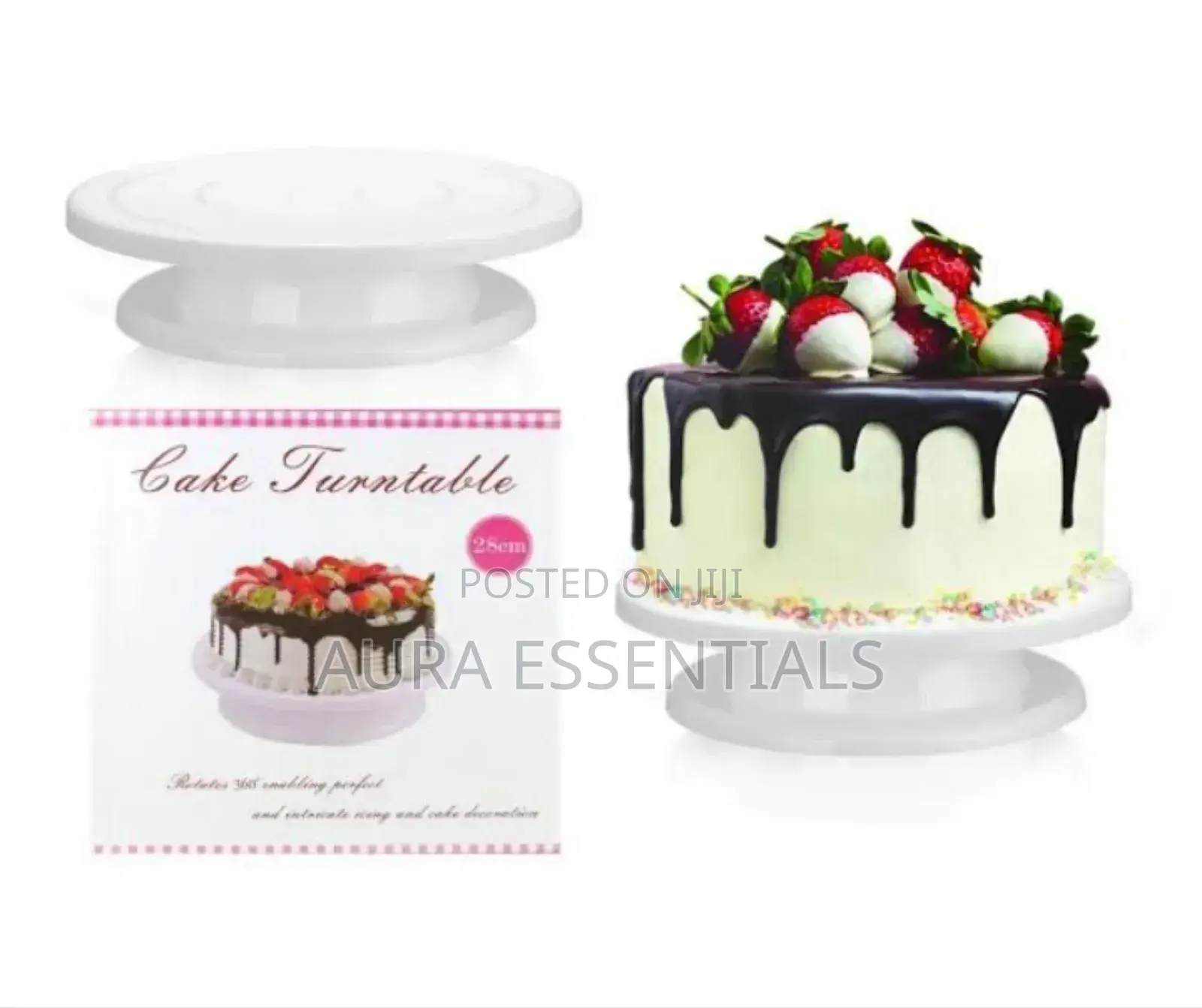 28cm Plastic Cake Stand Turntable