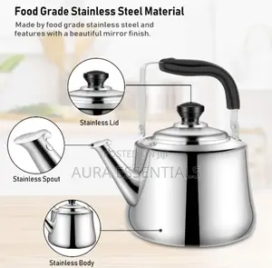Durable Stovetop Stainless Steel 5litres Whistling Kettle
