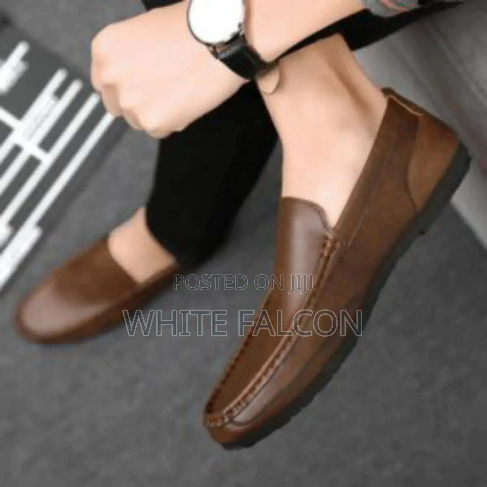 Casual Moccasins With Rubber Sole