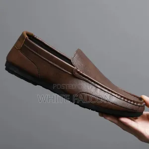Casual Moccasins With Rubber Sole