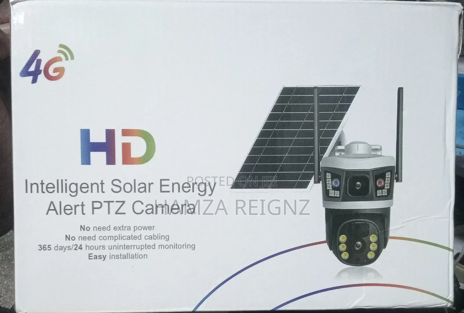 Solar Security Camera Ai Noise Reduction Outdoor Wireless