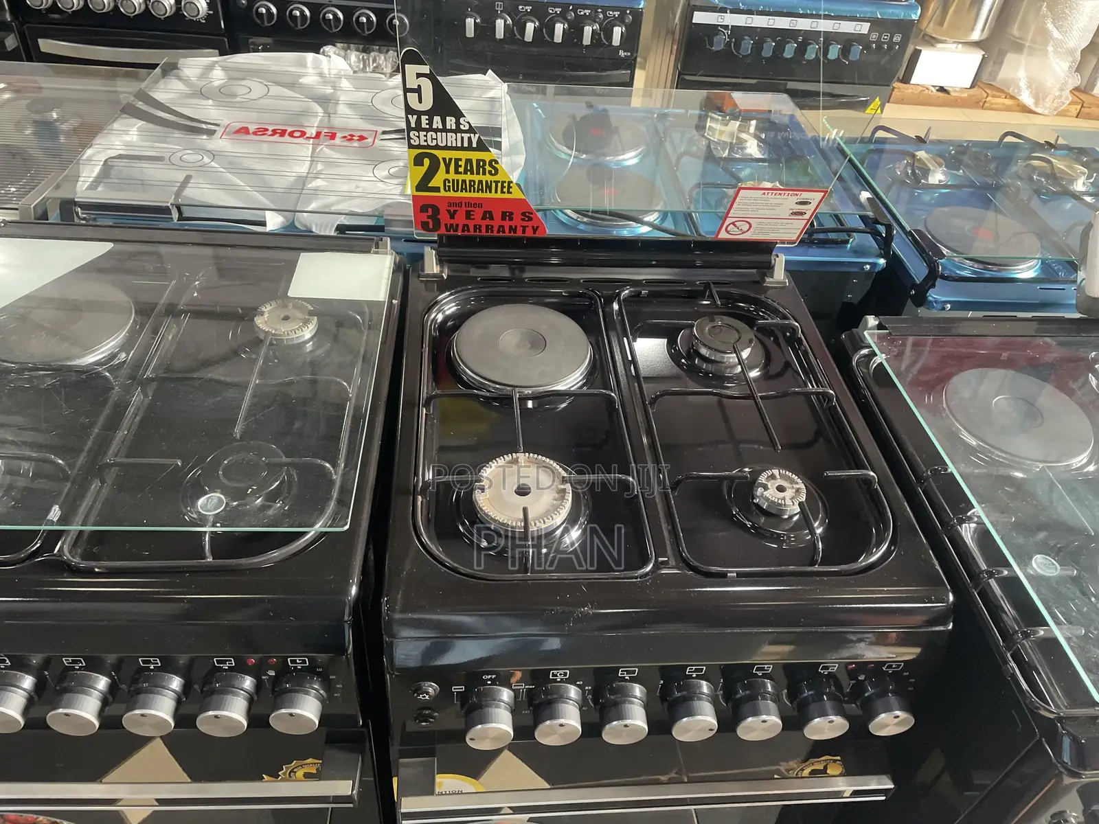 Brand New Black Blue Flame Cooker