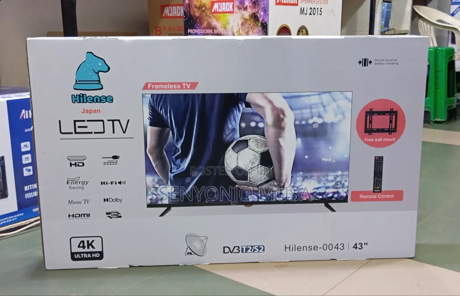 Hilense 43" Led Tv - Frameless Design, Dolby, Uhd Android
