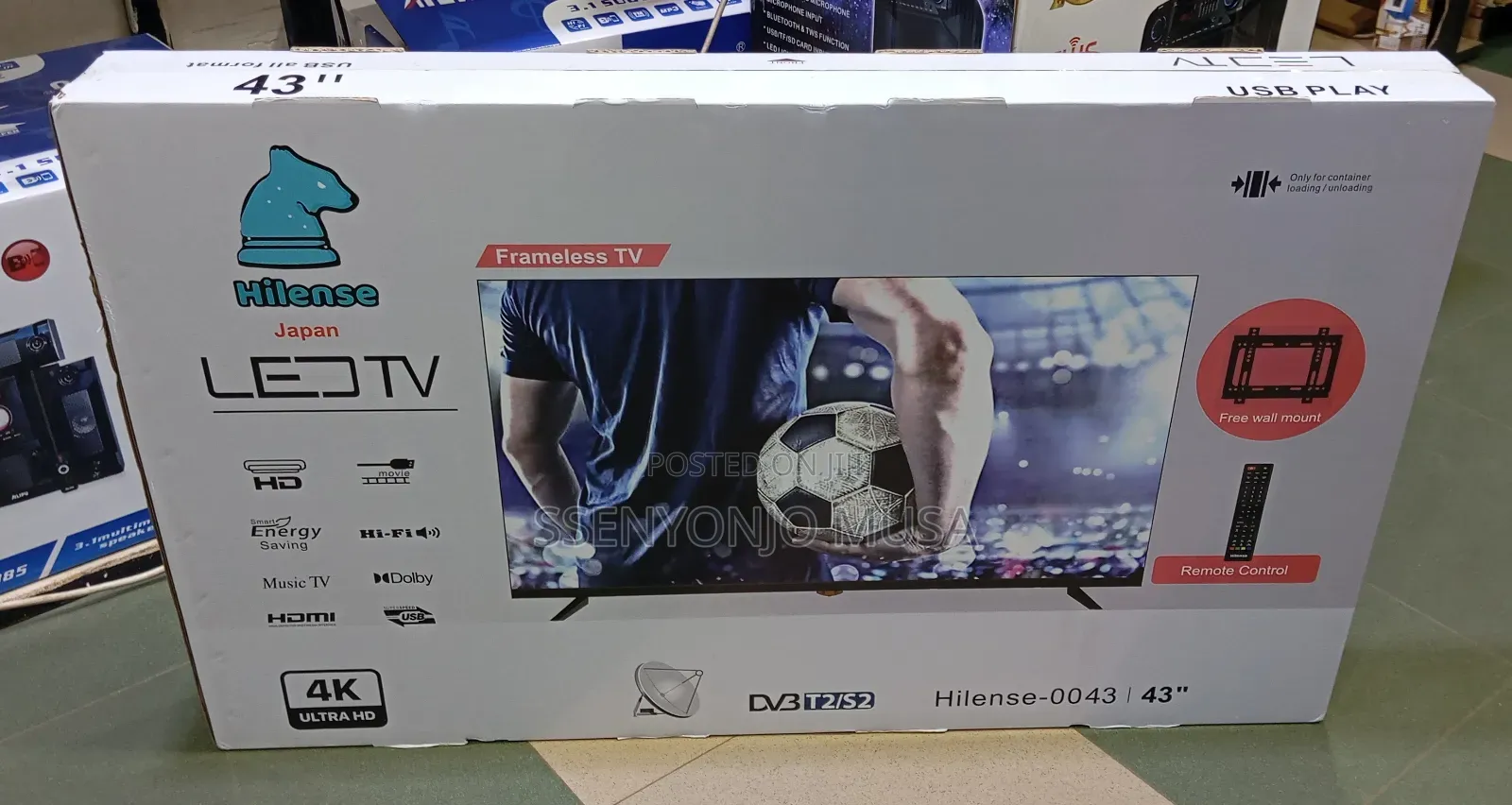 Hilense 43" Led Tv - Frameless Design, Dolby, Uhd Android