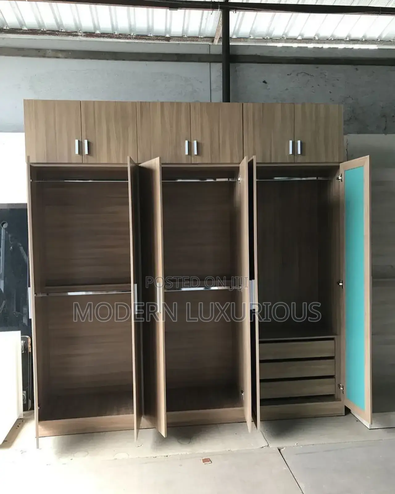 White and Brown and /Black Furniture/ Wardrobe Call Me/