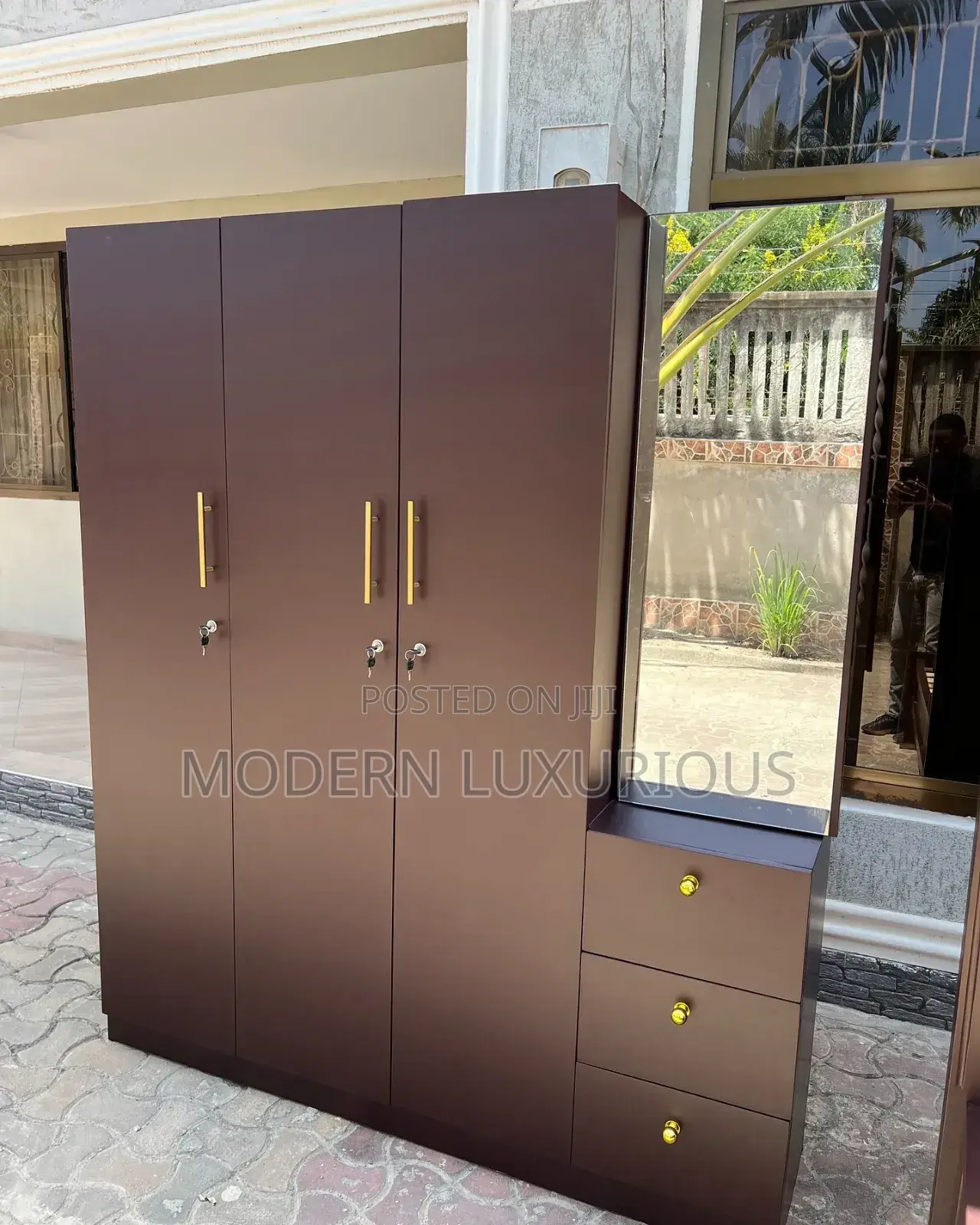 Wardrobe Ready Made Lipia Tukulete at Wood_max_furniture