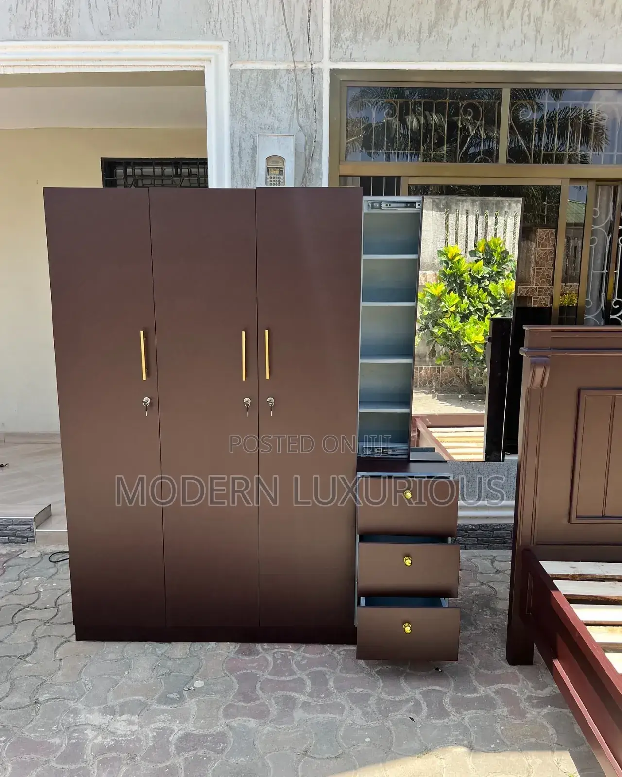 Wardrobe Ready Made Lipia Tukulete at Wood_max_furniture