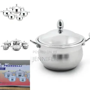 Prandelli 12-Piece Stainless Steel Cookware Set