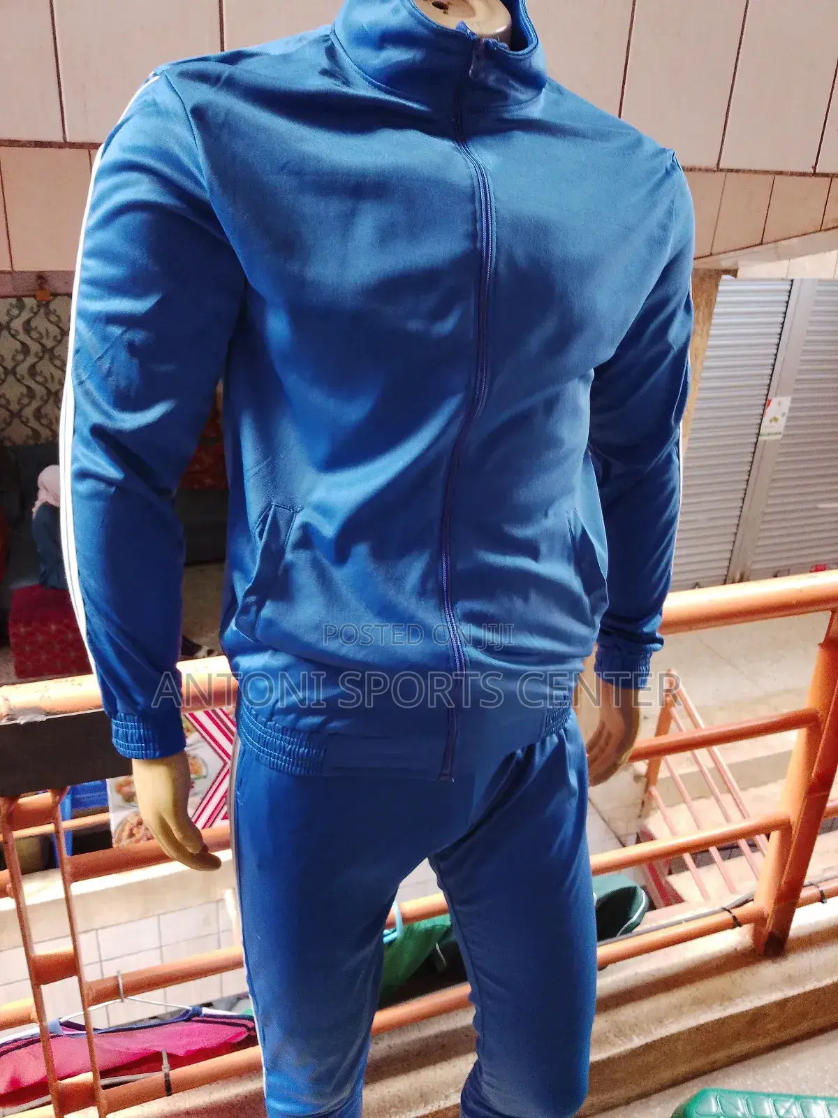 Plain Track Suit Blue