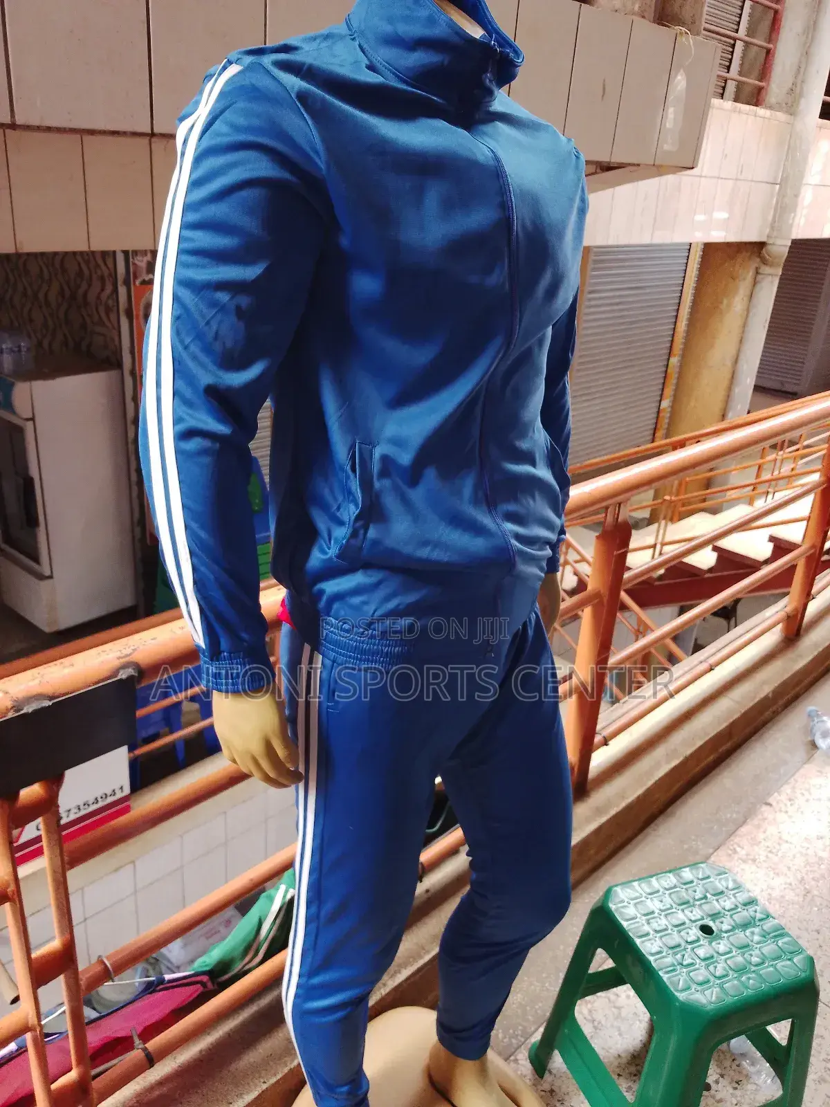 Plain Track Suit Blue