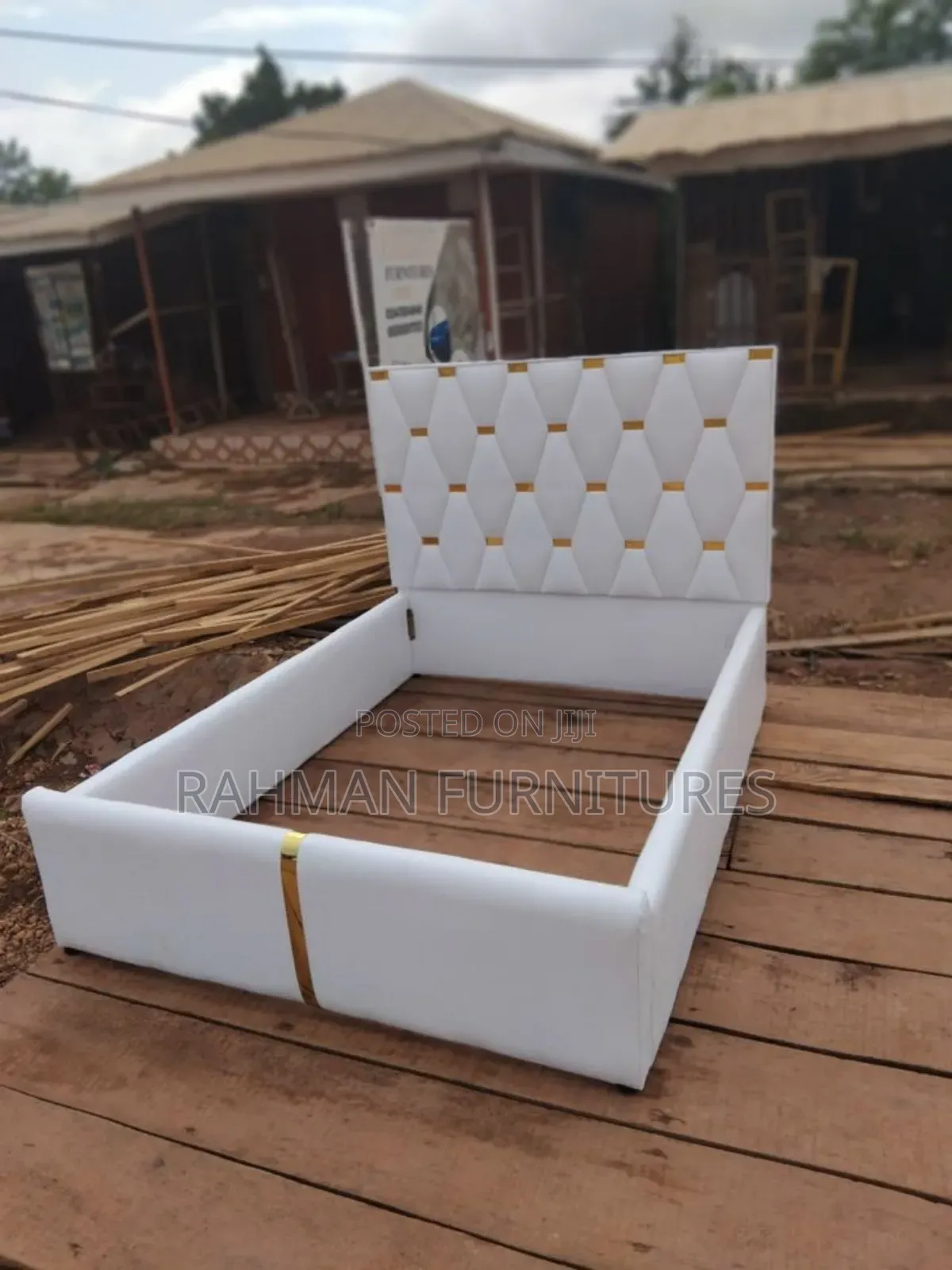 4 by 6 Bed White