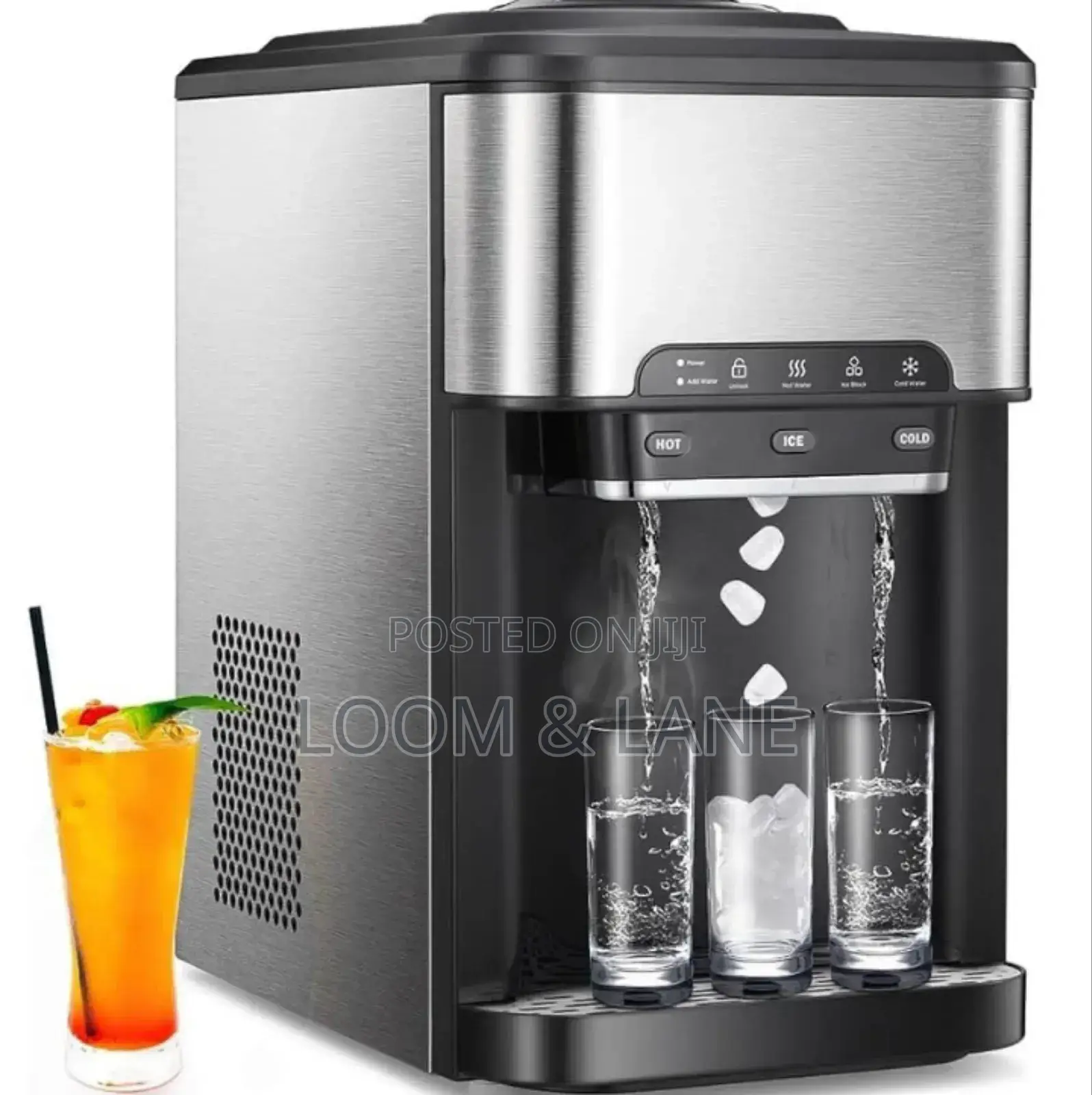 Hicon 3in1 Instant Ice Cube Maker Hot and Water Dispenser