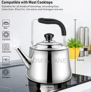 Durable Stovetop Stainless Steel 5litres Whistling Kettle
