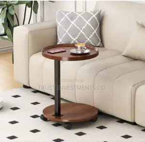Photo - C-Shaped End Table Brown