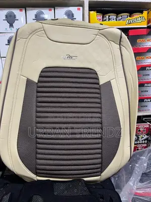 Car Seat Cover, Primarily Black With a Grey Central