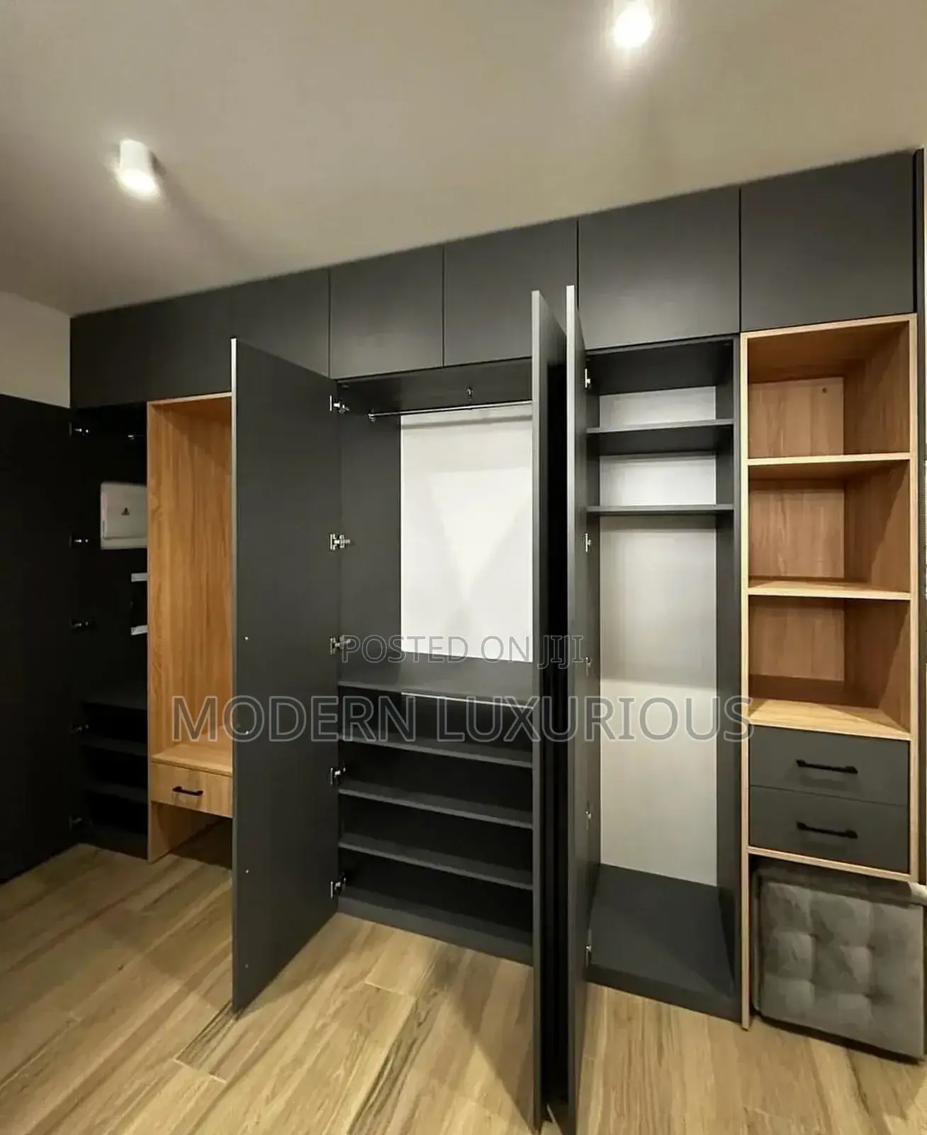 Wardrobes, Doors,Tv Console, All Wood Works Done
