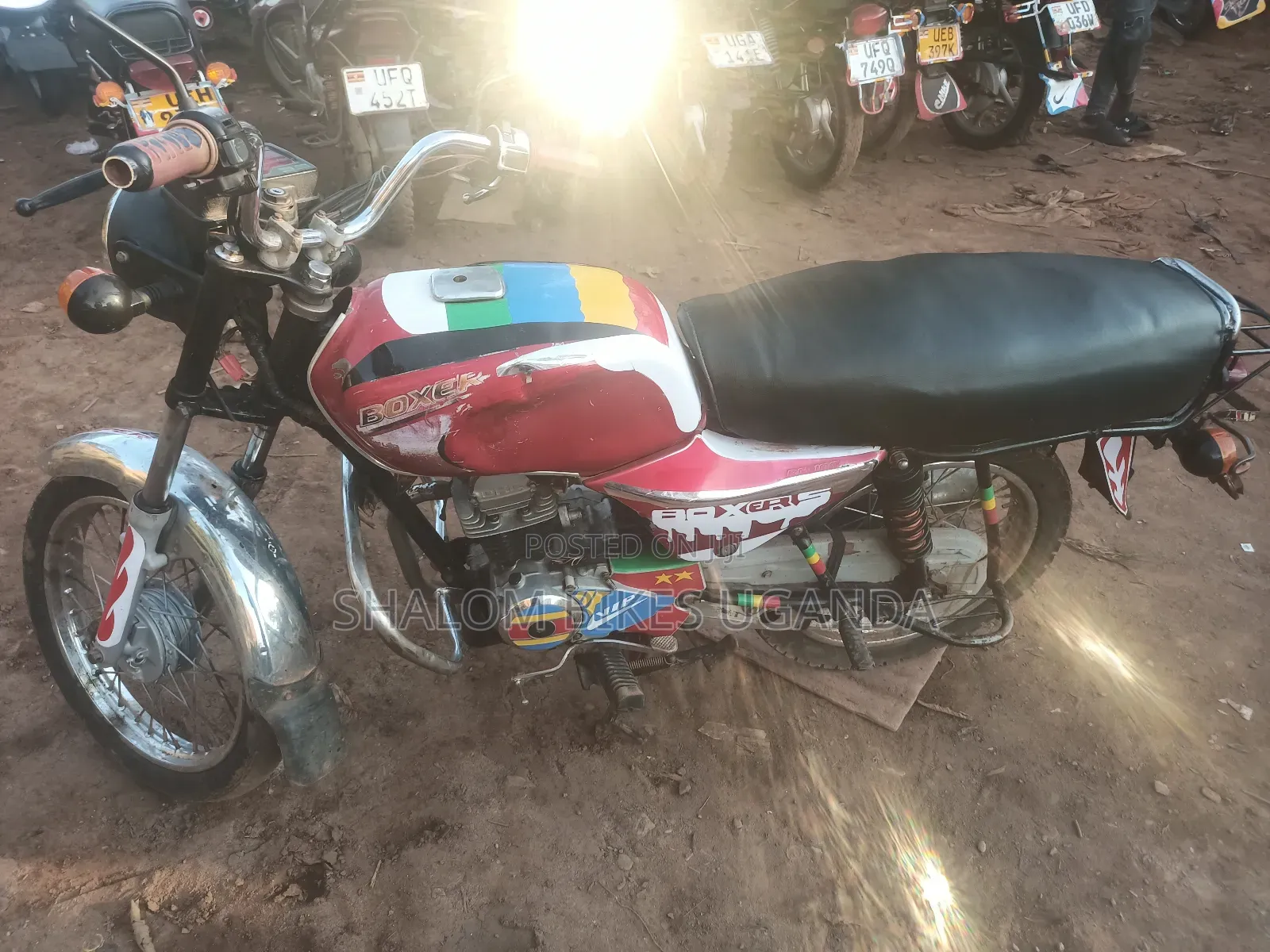 Bajaj Boxer 100 2017 Red