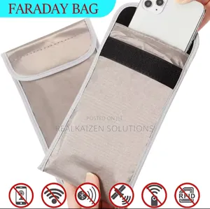 Security Anti-Radiation Phone Signal Block Faraday Pouch Bag