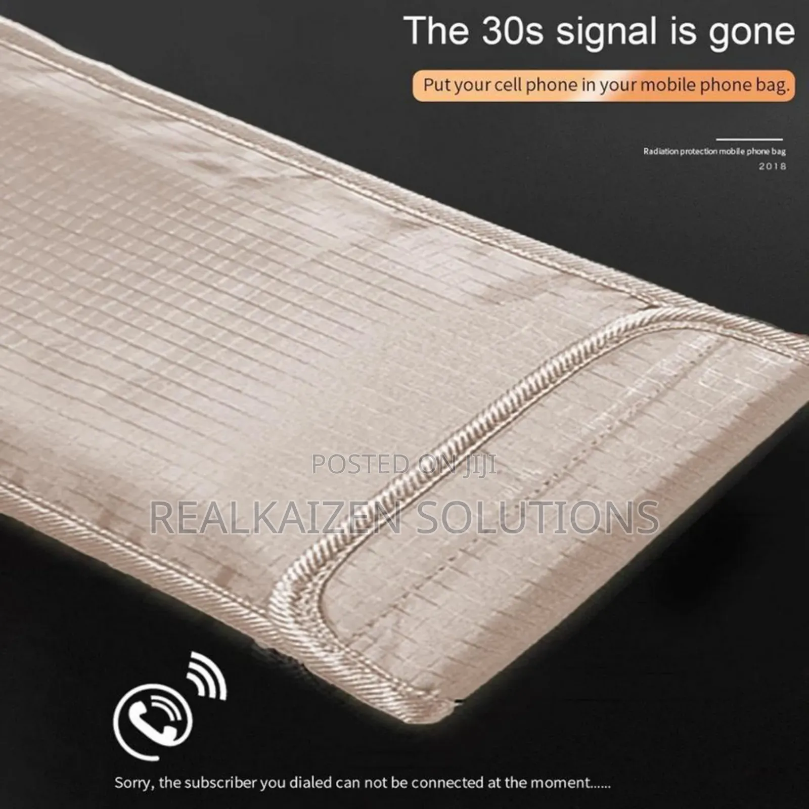 Security Anti-Radiation Phone Signal Block Faraday Pouch Bag