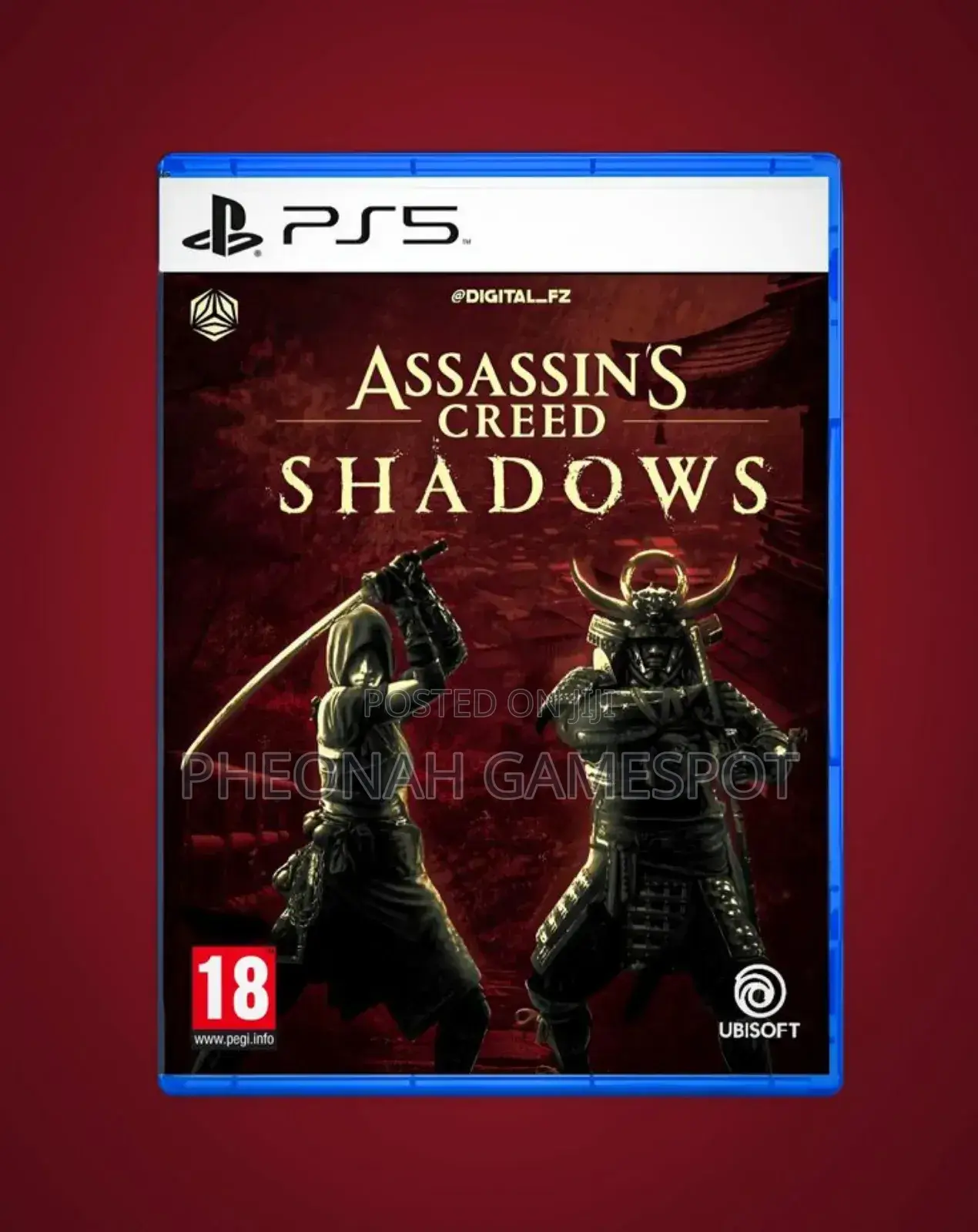 Assasin's Creed Shadows Game Cd for Ps4 and Ps5 Available