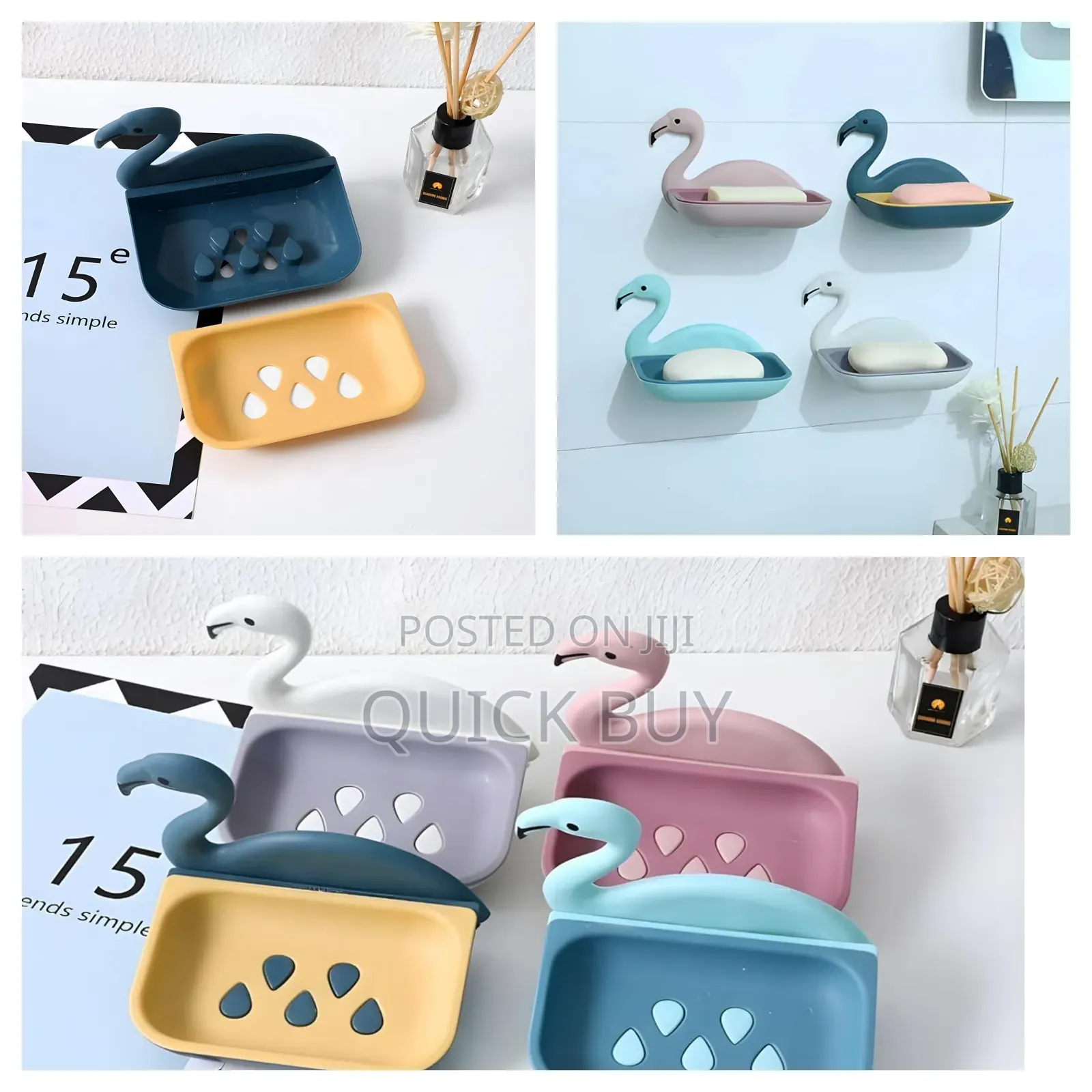 Self Adhesive Flamingo Soap Box