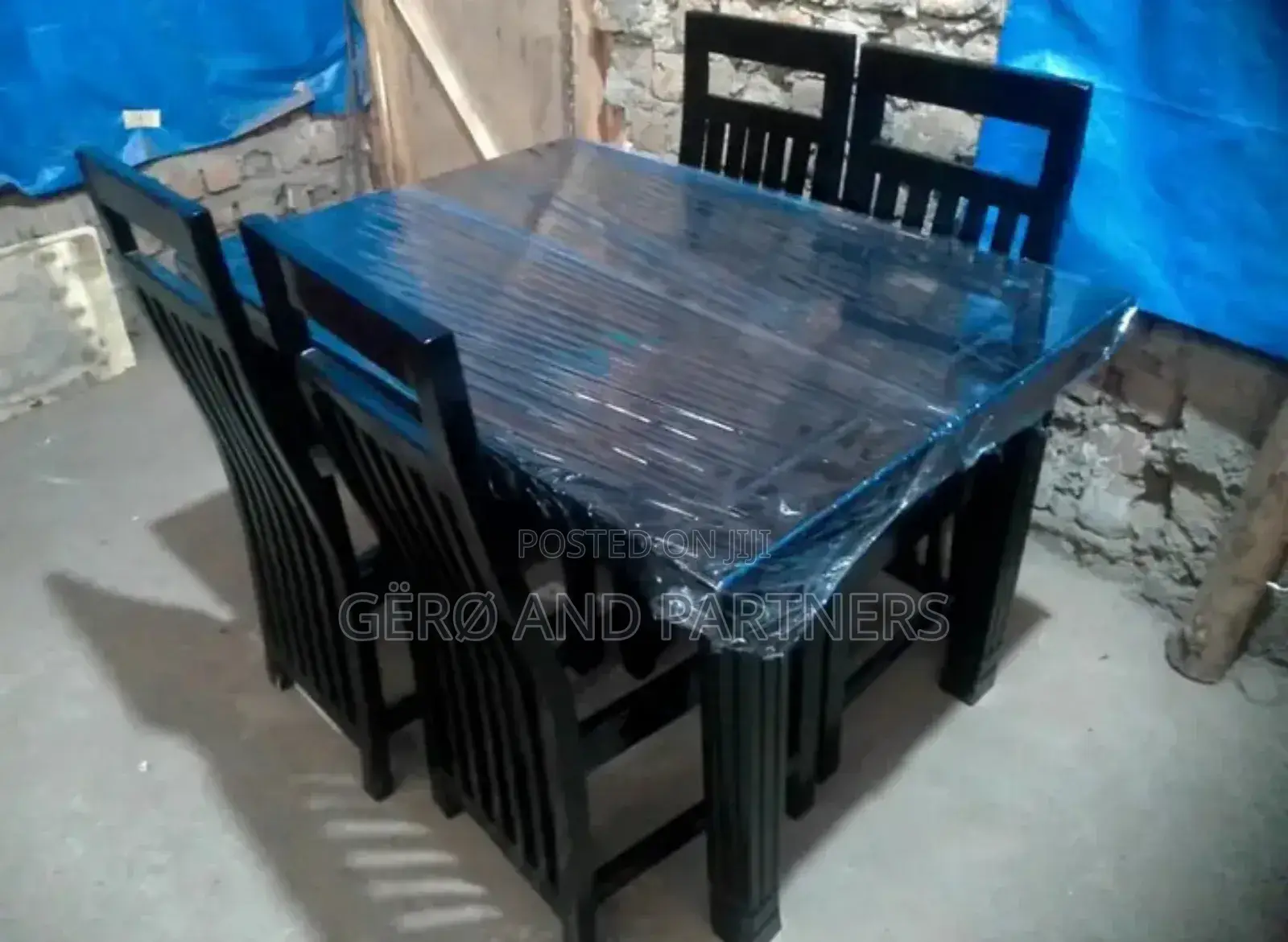 Black and Classic Dining Table