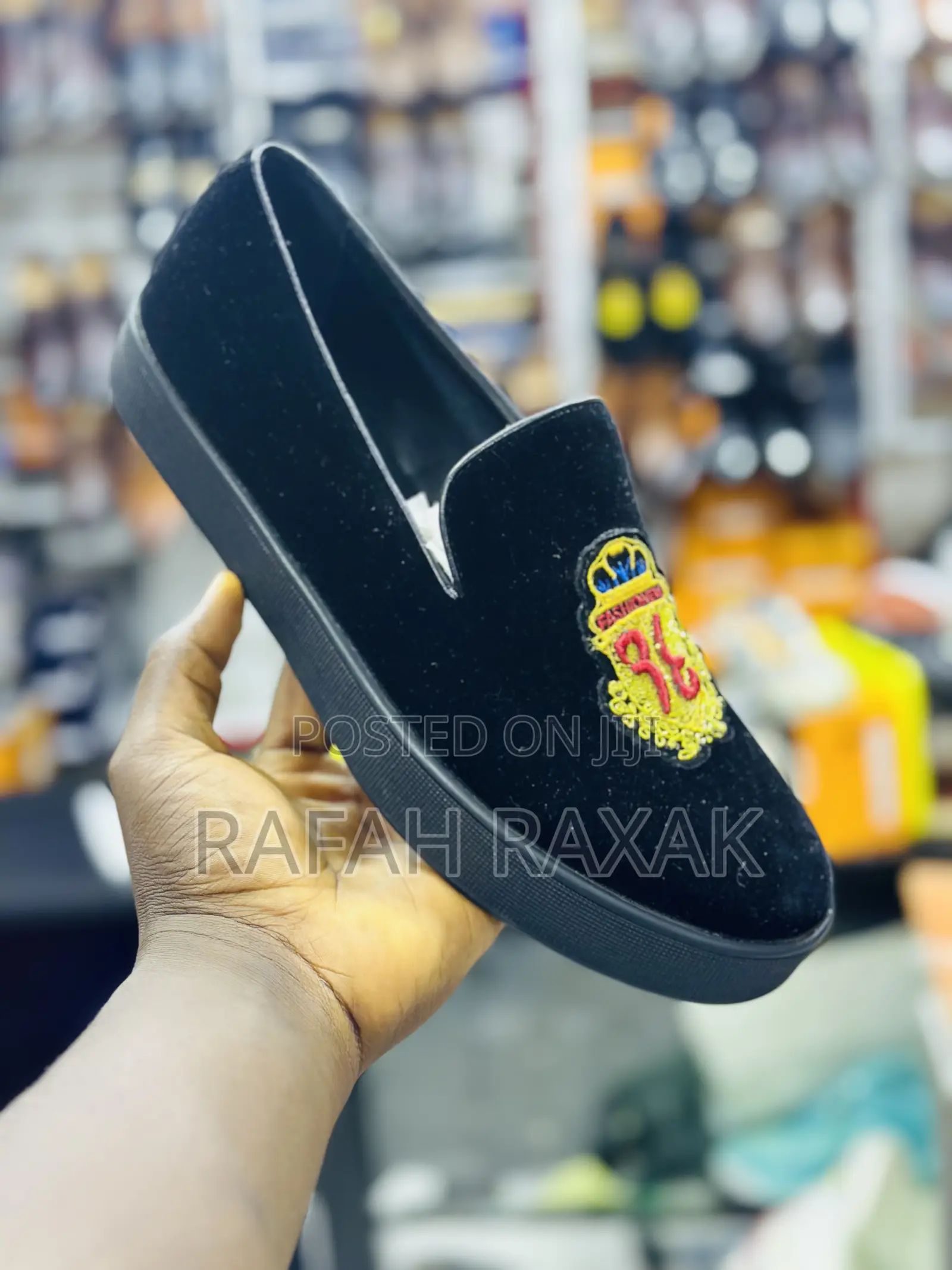 Original Men’S Black Suede Billionaire Velvet Loafers