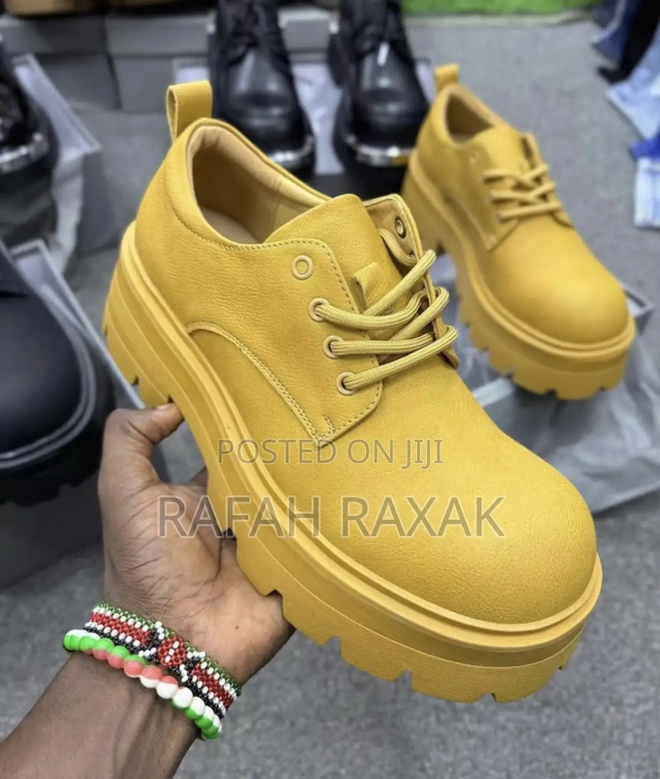 Original Men’S Yellow Luxury Balenciaga Chunky Shoes