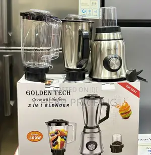 Goldentech 3 in 1 Blender 400w