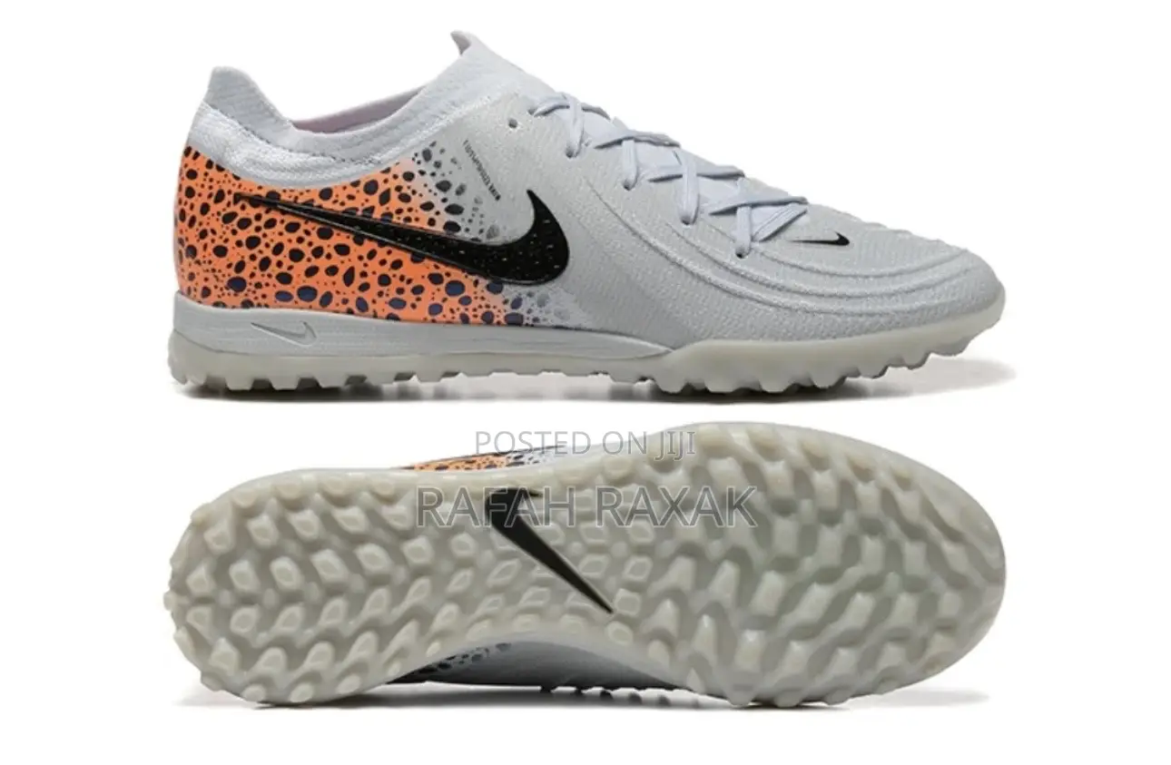 Grey/Orange Nike Phantom Gx2 Turf Fair Play Football Boots