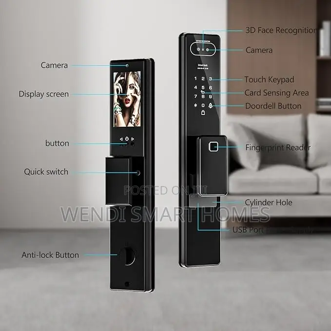 Smart Lock, Wifi Keyless Front Entry Door Lock