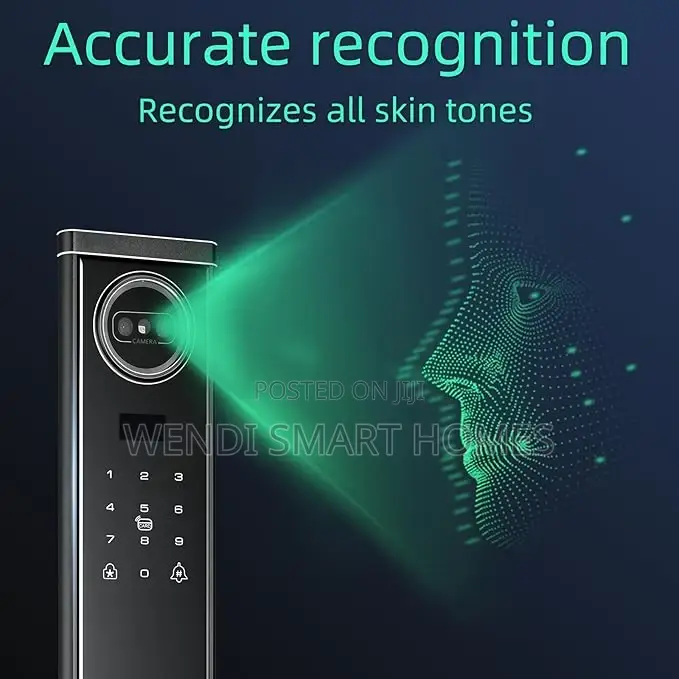Smart Door Lock, With Active Intercom, 3d Face Recognition