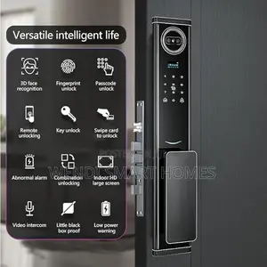 Smart Door Lock, With Active Intercom, 3d Face Recognition