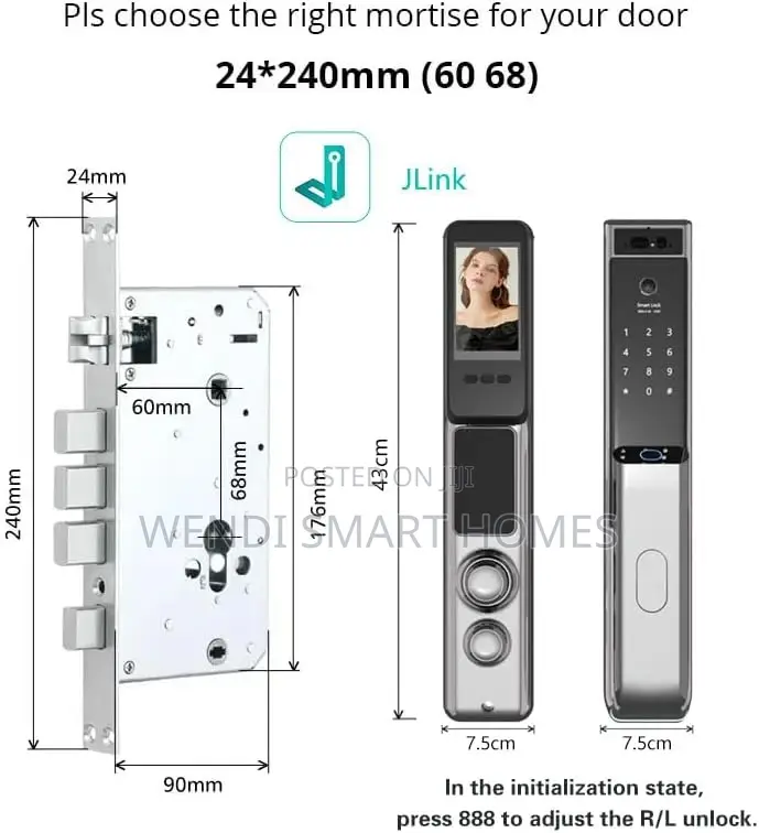 Smart Lock With 3d Facial Recognition,Real-Time Monitor