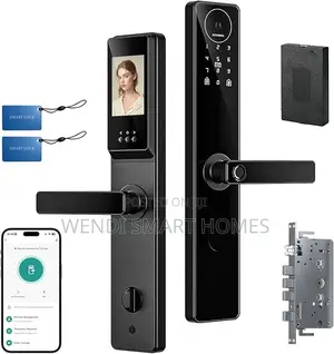 Smart Lock With Cat Eye Camera Video Two-Way Audio Door Lock