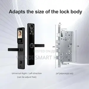 Smart Lock With Cat Eye Camera Video Two-Way Audio Door Lock
