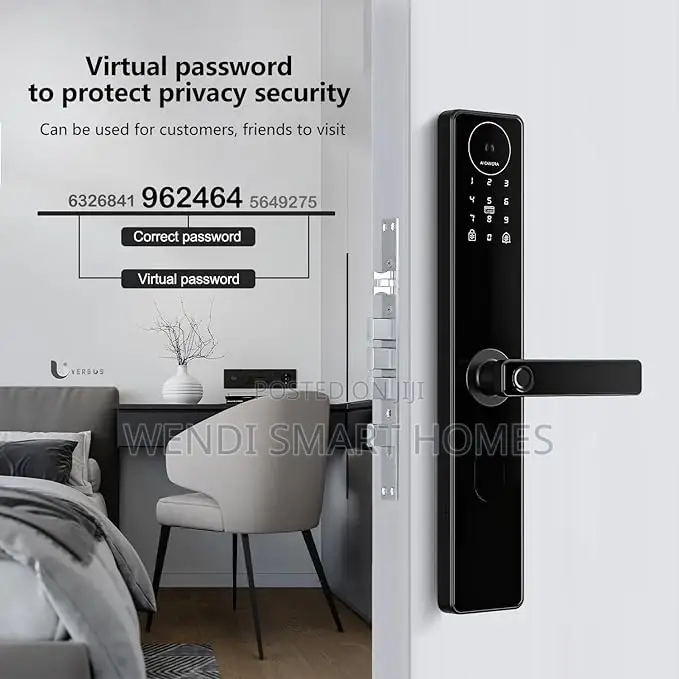 Smart Lock With Cat Eye Camera Video Two-Way Audio Door Lock