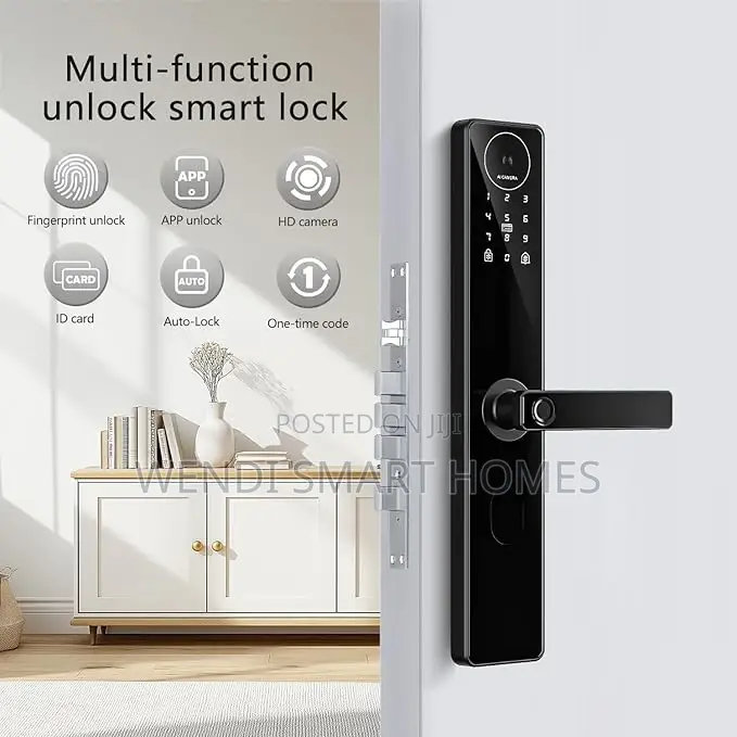 Smart Lock With Cat Eye Camera Video Two-Way Audio Door Lock