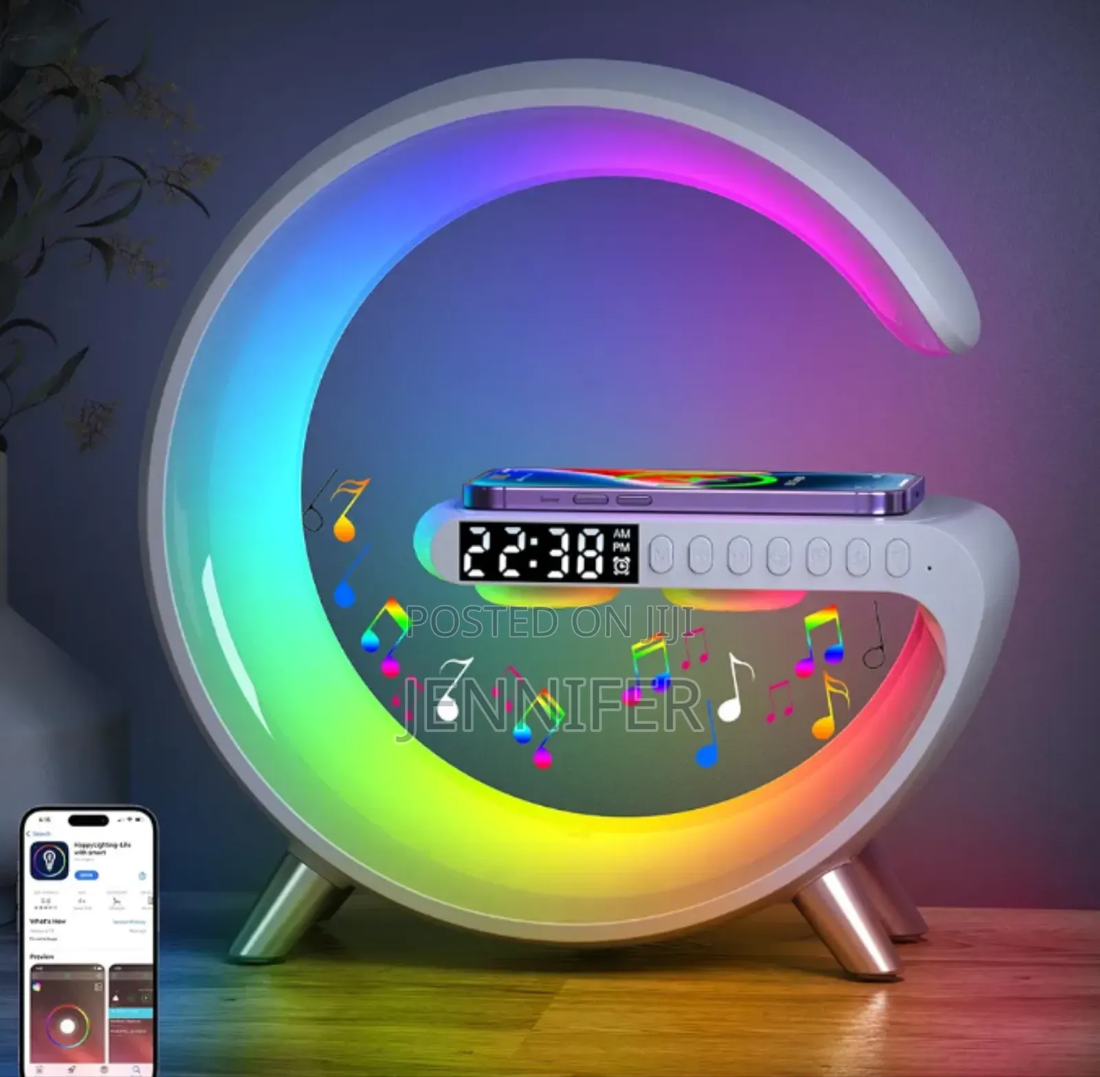Smart Wireless Speaker With Wireless Charger
