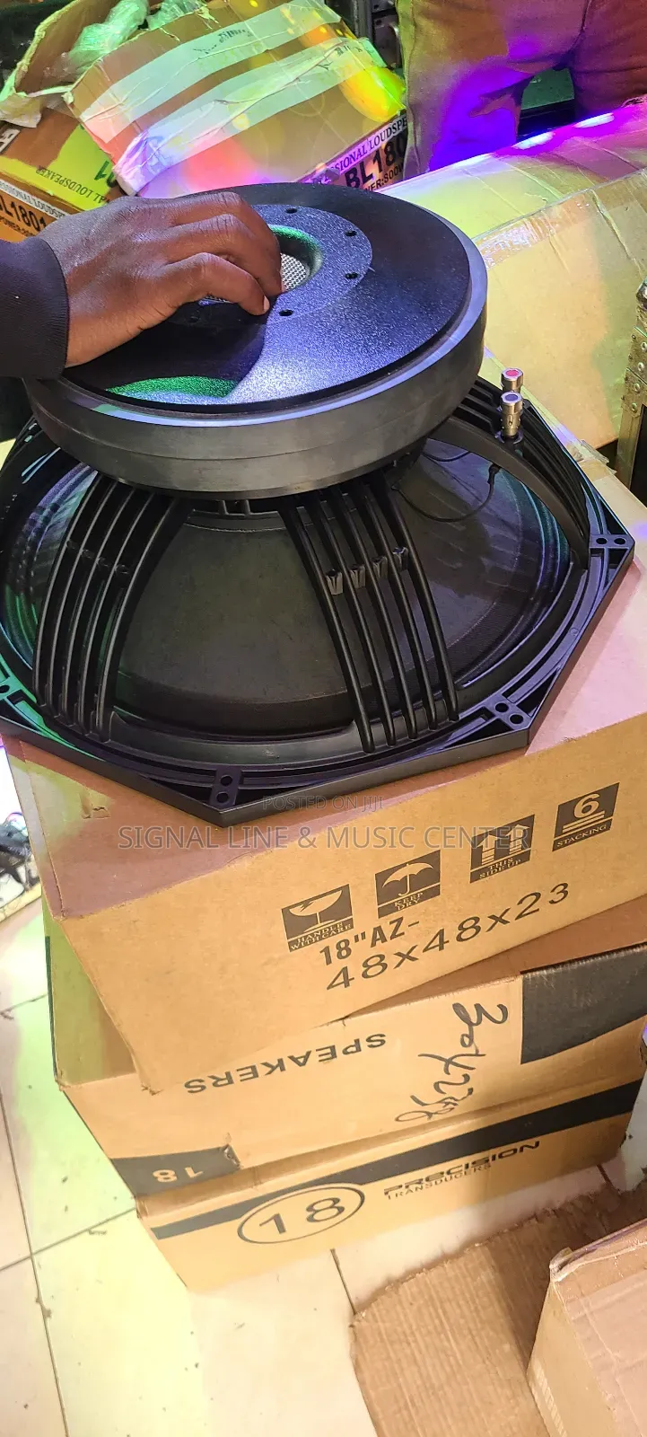 Admark Sub Woofer Double Magnet 18 Necked Woofer Speaker